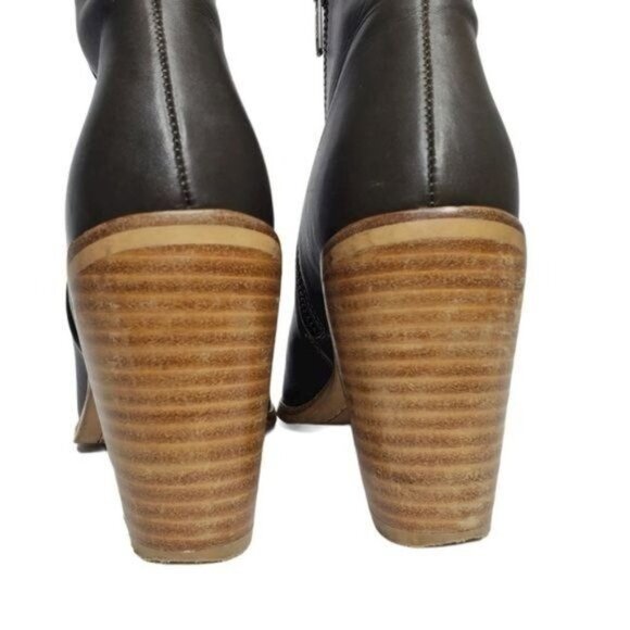 DUNE London Pema Green Ankle Booties - Picture 8 of 13